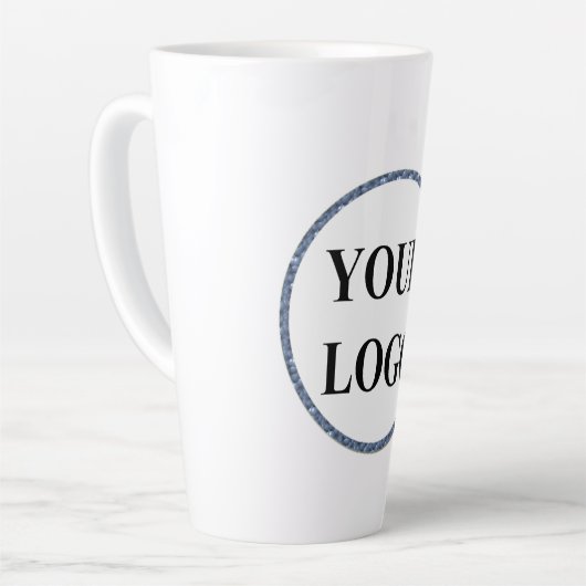 Ontwerp je eigen aandenken Maak het zelf Logo Latte Mok (Linkerhoek)