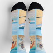 Ontwerp Je Eigen Aangepaste Foto Collage Soks Sokken (Top)