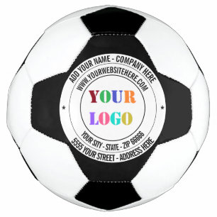 Ontwerp Je Eigen Aangepaste Logo en Tekst Voetbal