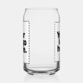 Ontwerp je eigen bedrukte blik glas (Rechts)