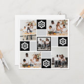 Ontwerp Je Eigen Bloem 5 Foto Collage Kaart (Voorkant / Achterkant in situ)