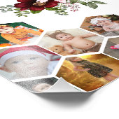 Ontwerp je eigen Bloemen 10 Fotocollage Foto Afdruk (Hoek)