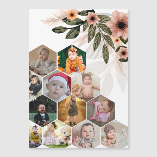 Ontwerp je eigen Bloemen 12 Fotocollage (Voorkant)