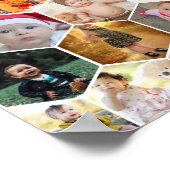 Ontwerp je eigen Bloemen 12 Fotocollage Poster (Hoek)