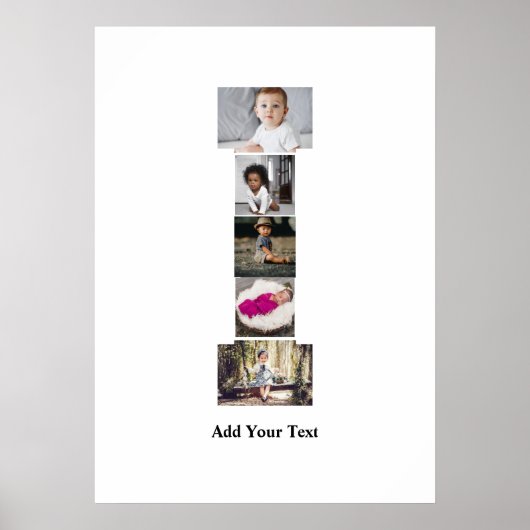 Ontwerp je eigen brief in fotocollage poster (Voorkant)