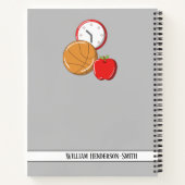 Ontwerp je eigen Custom School notities Bullet Gre Notitieboek (Achterkant)