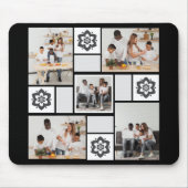 Ontwerp je eigen Floral 5 fotocollage Muismat (Voorkant)