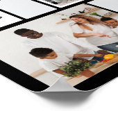 Ontwerp je eigen Floral 5 fotocollage Poster (Hoek)