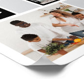 Ontwerp je eigen Floral 5 fotocollage Poster (Hoek)