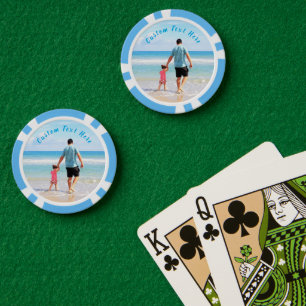 Ontwerp Je Eigen Foto Poker Chips Cadeau Aangepast