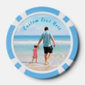 Ontwerp Je Eigen Foto Poker Chips Cadeau Aangepast (Achterkant)