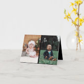 Ontwerp je eigen fotocollage met 2 foto's kaart (Gele Bloem)