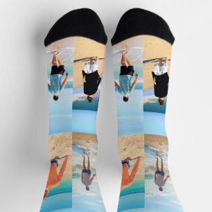Ontwerp je eigen fotocollage sokken gepersonalisee