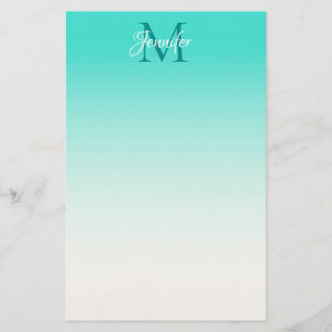 Ontwerp Je Eigen Gepersonaliseerde Monogram Ombre