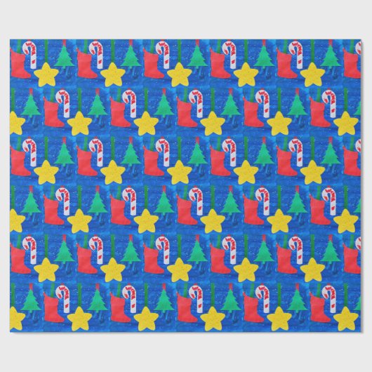 Ontwerp je eigen geschenkverpakking met de kunst v cadeaupapier (Vlak)