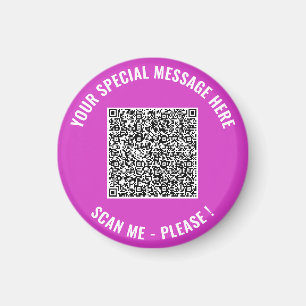 Ontwerp Je Eigen Grappige QR Code Magneet Voorbeel