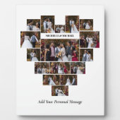 Ontwerp Je Eigen Hartvormige Fotocollage Fotoplaat (Voorkant)