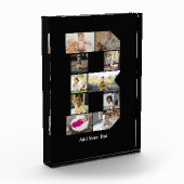 Ontwerp je eigen letter B Fotocollage Fotoblokken (Links)