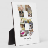 Ontwerp je eigen letter B Fotocollage Fotoplaat (Zijkant)