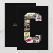 Ontwerp je eigen letter C Fotocollage Aankondiging (Voorkant / Achterkant)