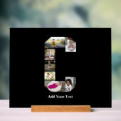Ontwerp je eigen letter C Fotocollage Acryl Bord (Neutraal)