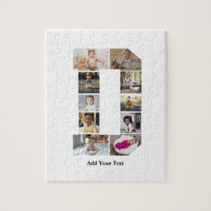Ontwerp je eigen letter D fotocollage Legpuzzel