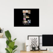 Ontwerp je eigen letter E fotocollage Poster (Thuiskantoor)