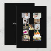 Ontwerp je eigen letter H Fotocollage Aankondiging (Voorkant / Achterkant)