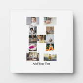 Ontwerp je eigen letter H Fotocollage Fotoplaat (Voorkant)