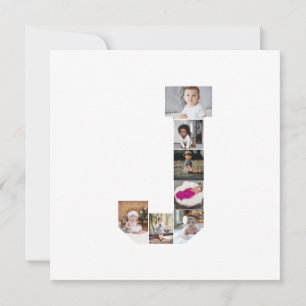 Ontwerp Je Eigen Letter J Fotocollage Kaart
