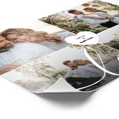 Ontwerp je eigen liefde collage fotografie foto afdruk (Hoek)