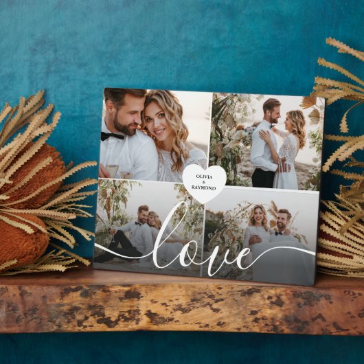 Ontwerp je eigen liefde collage fotografie fotoplaat (Zijkant)