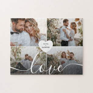 Ontwerp je eigen liefde collage fotografie legpuzzel