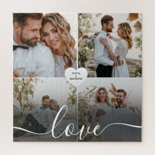 Ontwerp je eigen liefde collage fotografie legpuzzel