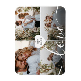 Ontwerp je eigen liefde collage fotografie magneet