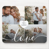 Ontwerp je eigen liefde collage fotografie muismat (Voorkant)