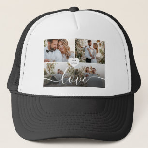 Ontwerp je eigen liefde collage fotografie trucker pet