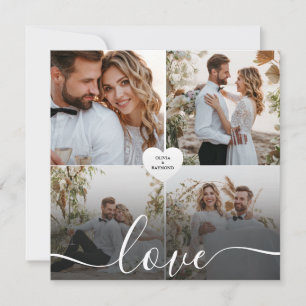 Ontwerp Je Eigen Liefdescollage Fotografie Kaart