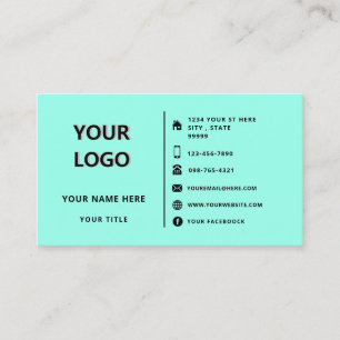 Ontwerp Je Eigen Logo en QR Code Zakkaart Visitekaartje