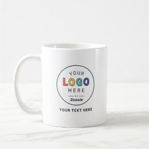 Ontwerp je eigen merklogo ontwerp koffiemok