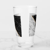 Ontwerp je eigen monogram aangepast letterglas glas (Links)