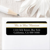 ontwerp je eigen Mr. en mevrouw Black chic Etiket (Insitu)