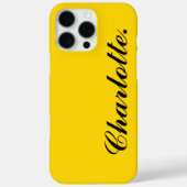 Ontwerp je eigen naam op dit goud Case-Mate iPhone case (Achterkant)