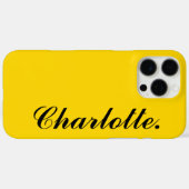 Ontwerp je eigen naam op dit goud Case-Mate iPhone case (Achterkant (horizontaal))