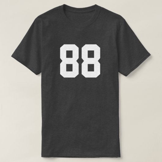 Ontwerp je eigen nummers T-shirt (Design voorkant)