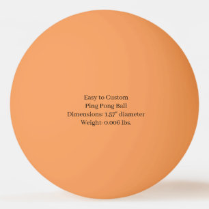 Ontwerp Je Eigen Oranje Drie Sterren Pingpongballen