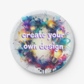 Ontwerp je eigen papieren bordjes  (Voorkant)