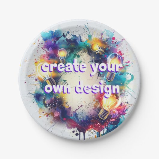Ontwerp je eigen papieren bordjes (Voorkant)