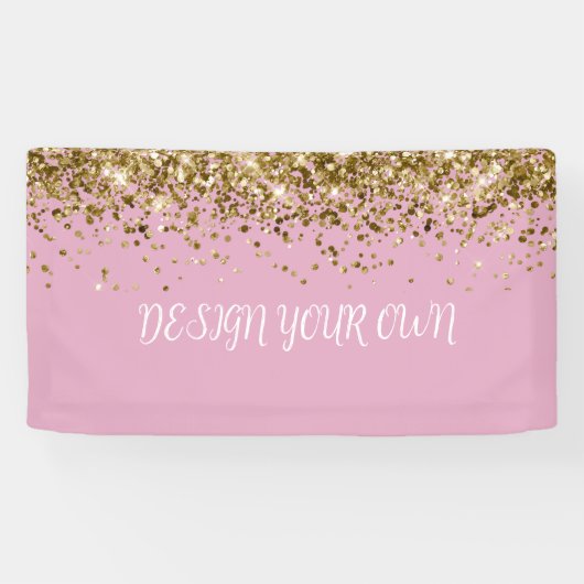 Ontwerp je eigen partij spandoek (Horizontaal)