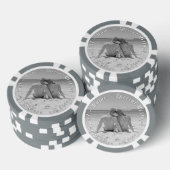 Ontwerp je eigen Photo Poker Chips met aangepaste  (Opstapeling)